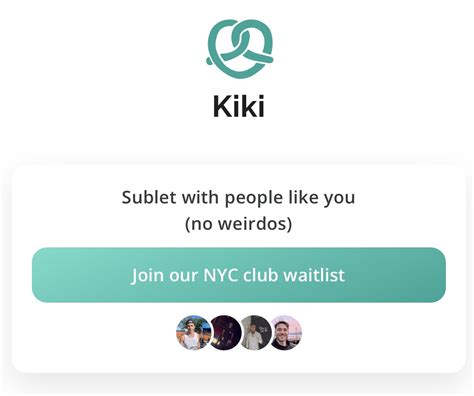 Kiki subletting app - NYC friends, check it out (launching in Oct), and if building community-led marketplaces resonates with you, Kiki is hiring in ops and eng 🥨 Toby Thomas-Smith CEO & Co-Founder Kiki